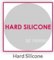 Hard silicone