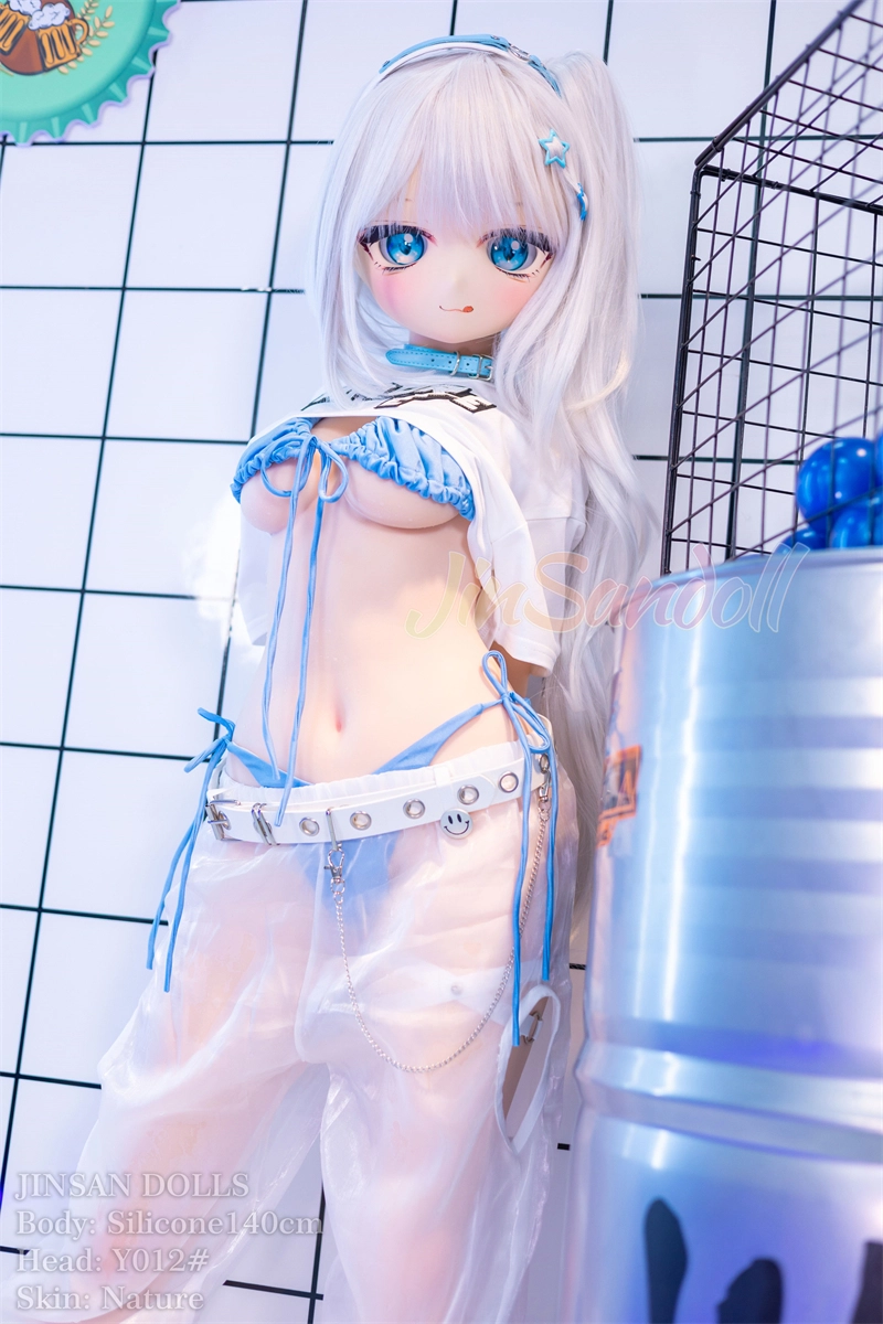 WM Silicone 140cm Anime Sex Doll with PVC head#Y012