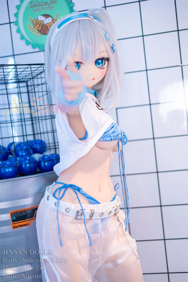 WM Silicone 140cm Anime Sex Doll with PVC head#Y012