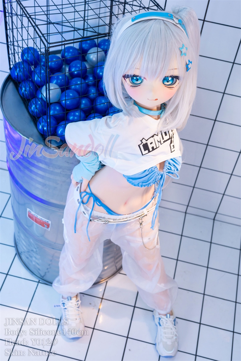 WM Silicone 140cm Anime Sex Doll with PVC head#Y012