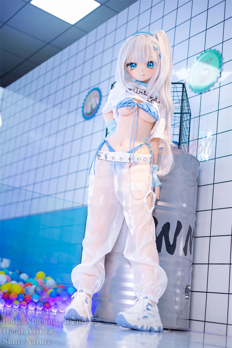 WM Silicone 140cm Anime Sex Doll with PVC head#Y012