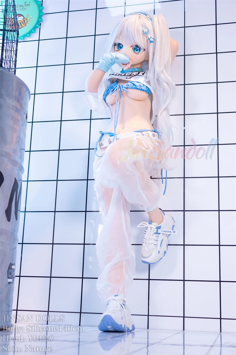 WM Silicone 140cm Anime Sex Doll with PVC head#Y012