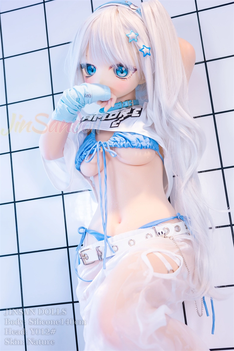 WM Silicone 140cm Anime Sex Doll with PVC head#Y012