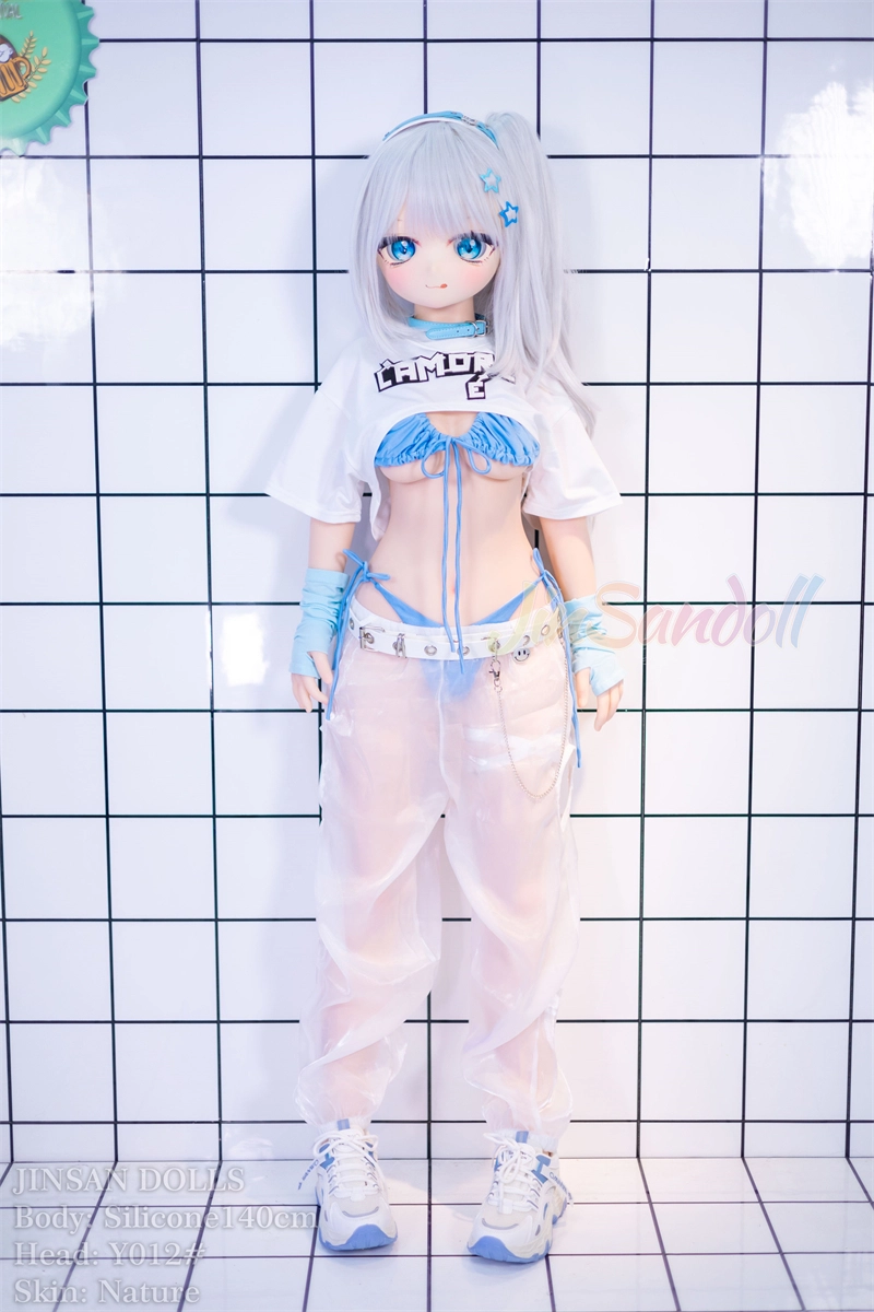 WM Silicone 140cm Anime Sex Doll with PVC head#Y012