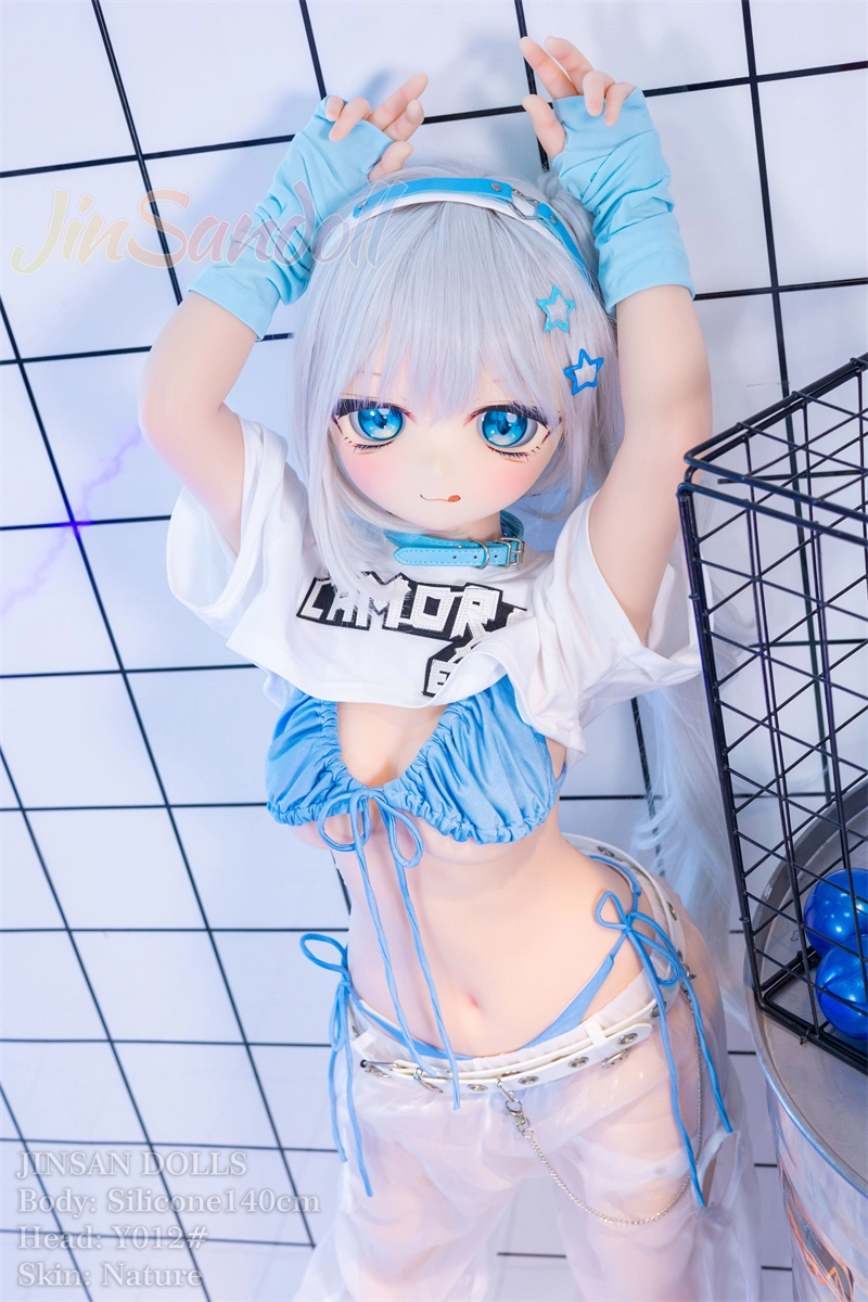 WM Silicone 140cm Anime Sex Doll with PVC head#Y012