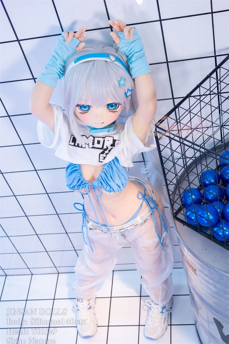 WM Silicone 140cm Anime Sex Doll with PVC head#Y012
