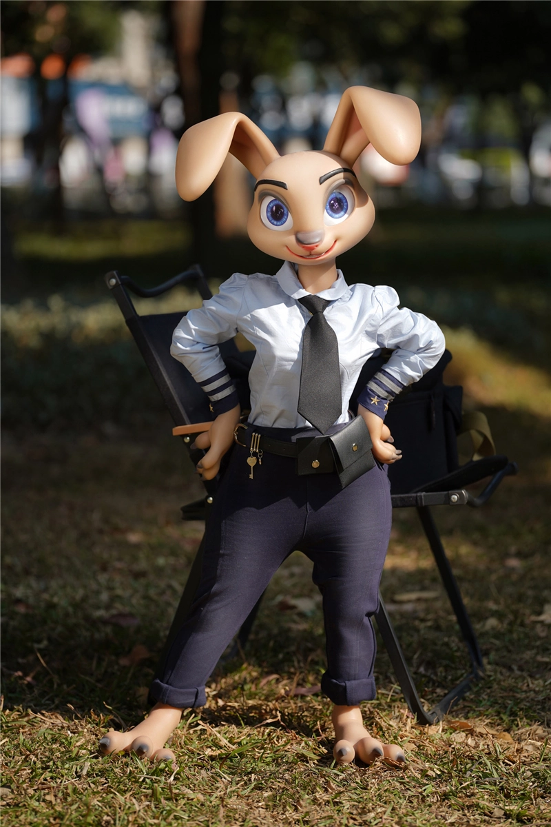 Dolls-castle 120CM Rabittie C Cup Silicone love doll Style A