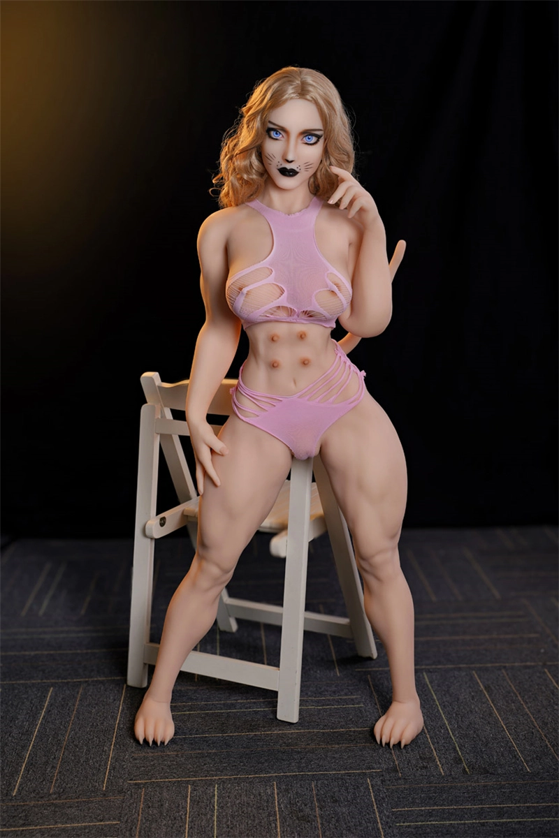 Dolls-castle 142cm (4ft8) E-Cup Hybrid Furry Sex Doll, Head #DC59, ROS Available
