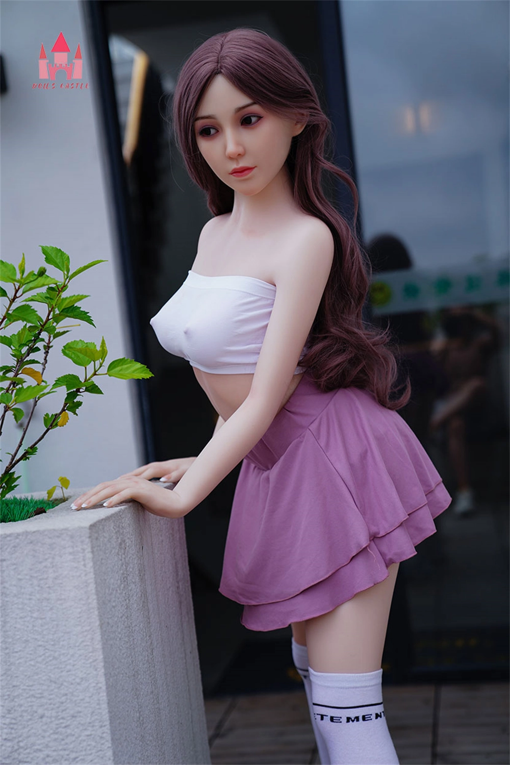 Dolls-castle ROS Mouth Silicone sex doll 156cm with Head#72