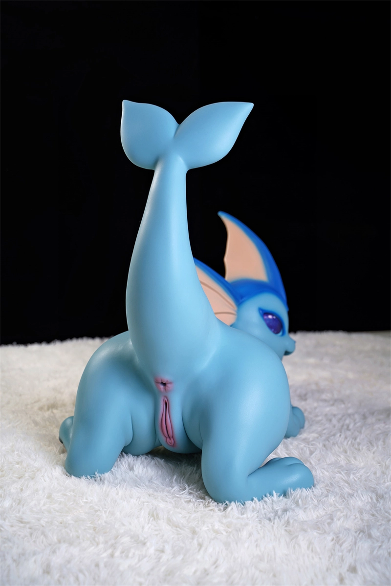 Dolls-castle 100cm (3ft3) All-In-One Seamless Neck Anime Silicone Sex Doll Blue