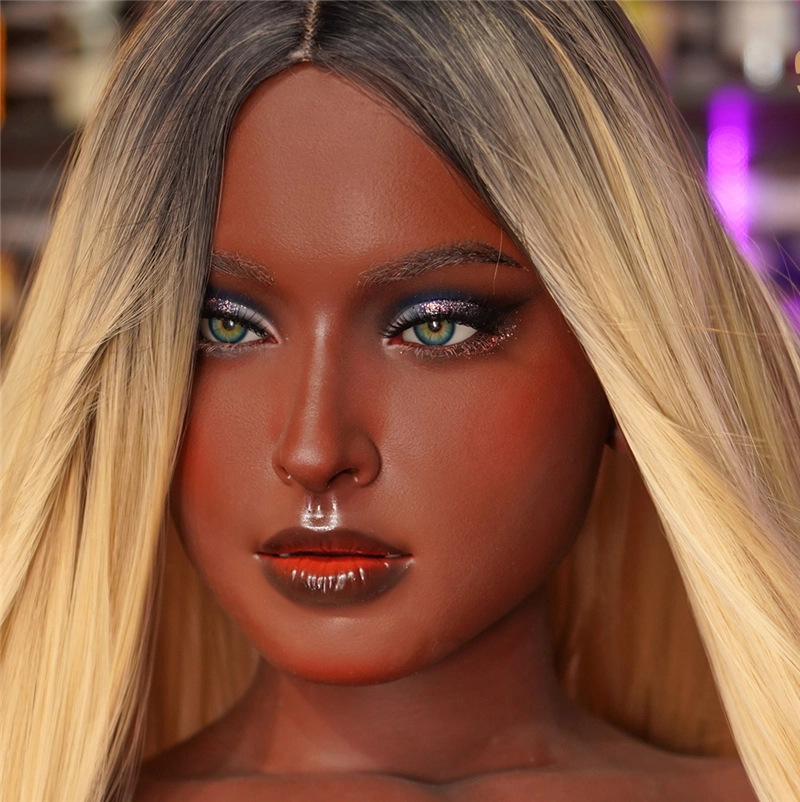 Galatea Doll ROS Silicone Sex Doll Head JS#050 ROS Mouth Free Coco Skin