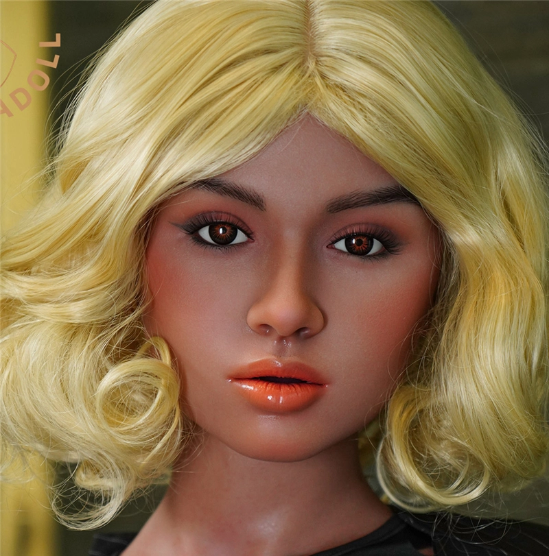 Galatea Doll ROS Silicone Sex Doll Head JS#062 ROS Mouth Free Tan Skin