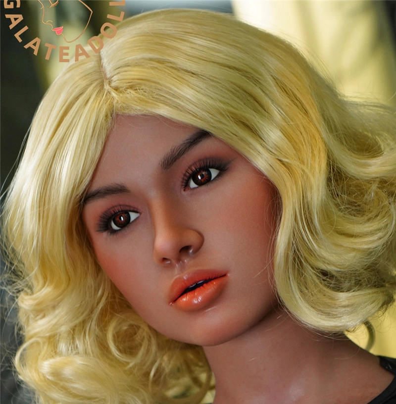 Galatea Doll ROS Silicone Sex Doll Head JS#062 ROS Mouth Free Tan Skin