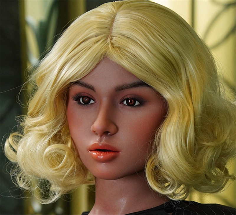Galatea Doll ROS Silicone Sex Doll Head JS#062 ROS Mouth Free Tan Skin