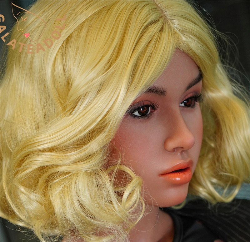 Galatea Doll ROS Silicone Sex Doll Head JS#062 ROS Mouth Free Tan Skin