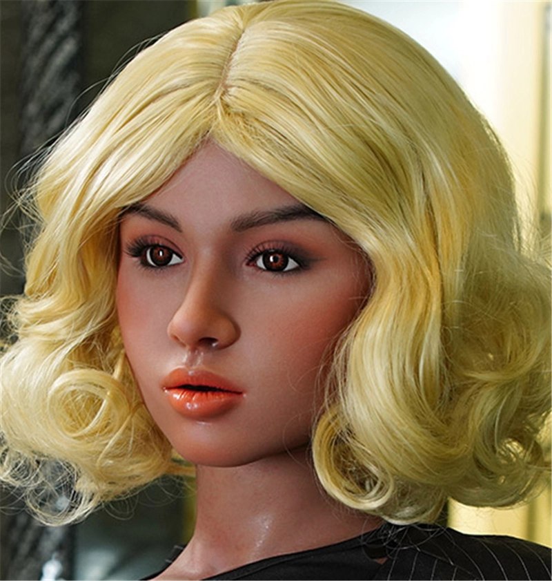 Galatea Doll ROS Silicone Sex Doll Head JS#062 ROS Mouth Free Tan Skin