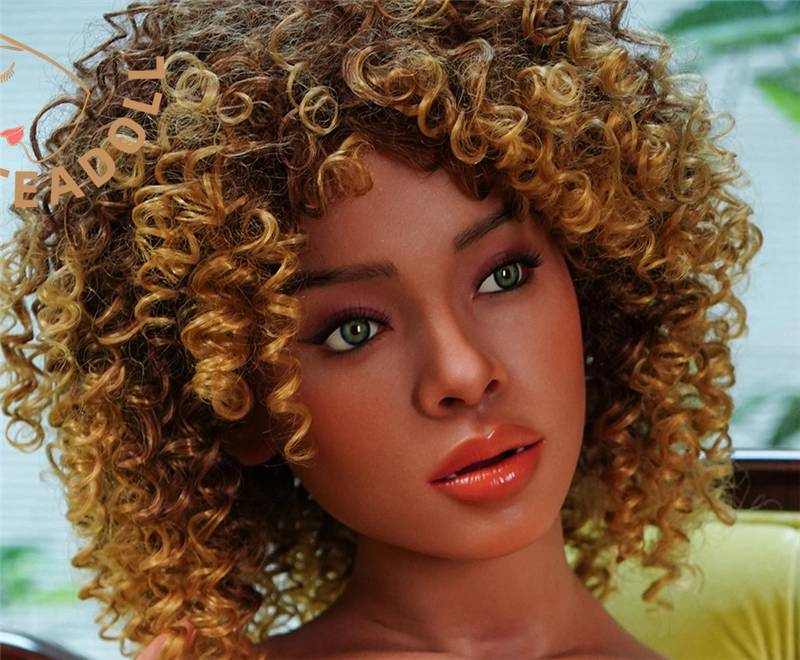 Galatea Doll ROS Silicone Sex Doll Head JS#116 ROS Mouth Free Tan Skin