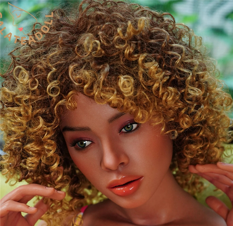 Galatea Doll ROS Silicone Sex Doll Head JS#116 ROS Mouth Free Tan Skin