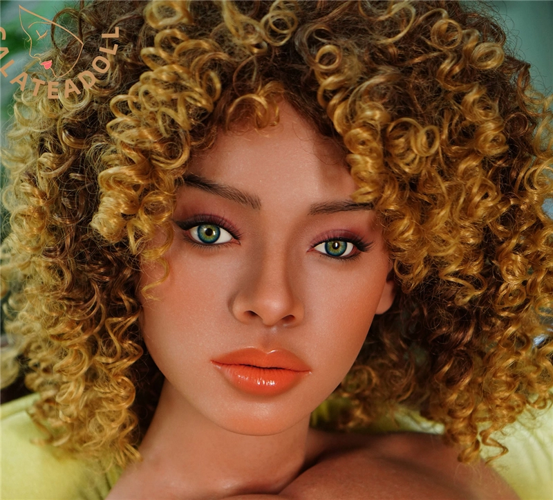 Galatea Doll ROS Silicone Sex Doll Head JS#116 ROS Mouth Free Tan Skin