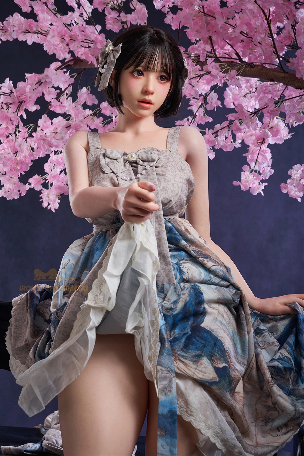 Irontech Oriental Series 153cm( 5ft) Silicone Sex Doll Lina, A3 ROS MAX Mouth, Silk Glow Skin