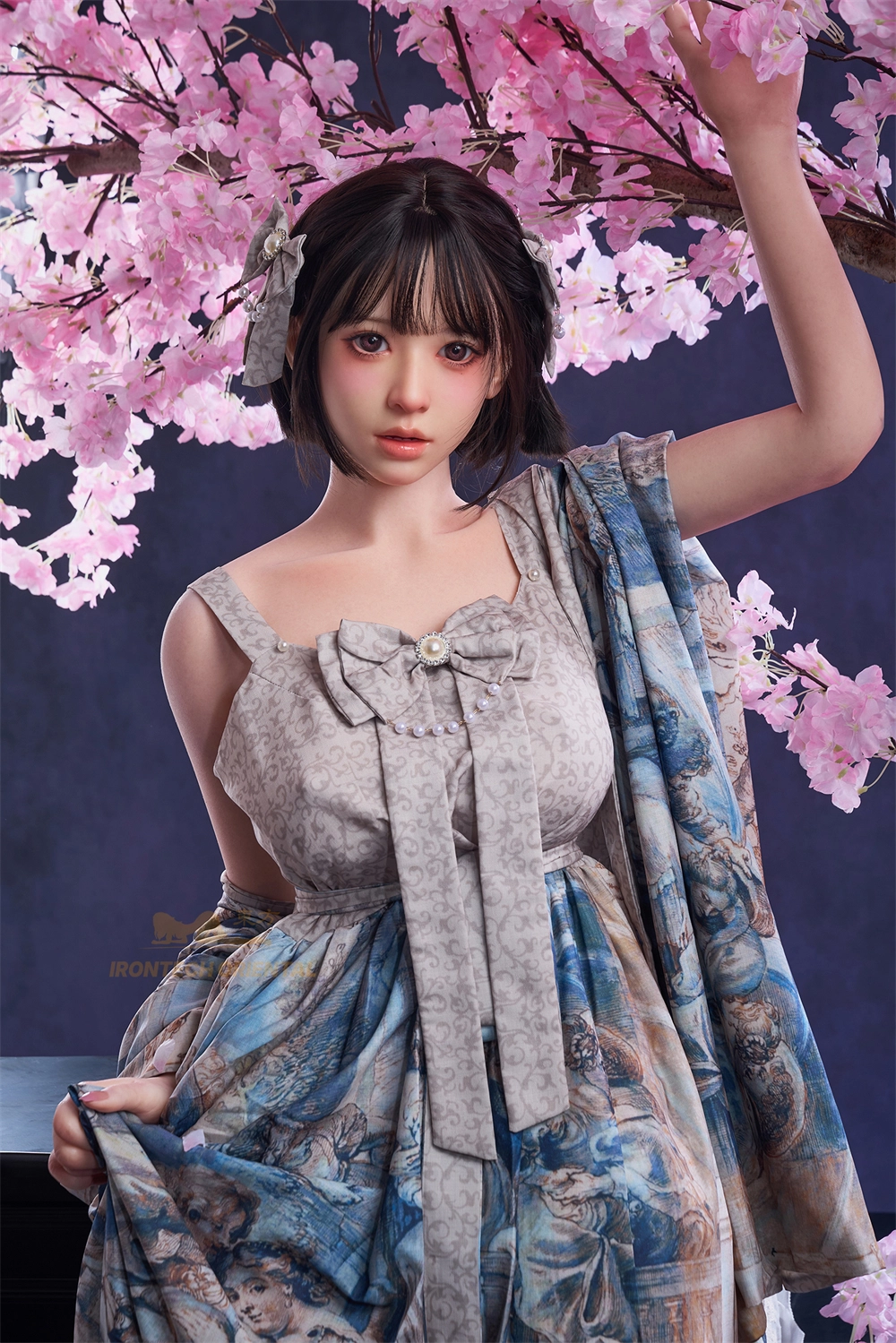 Irontech Oriental Series 153cm( 5ft) Silicone Sex Doll Lina, A3 ROS MAX Mouth, Silk Glow Skin