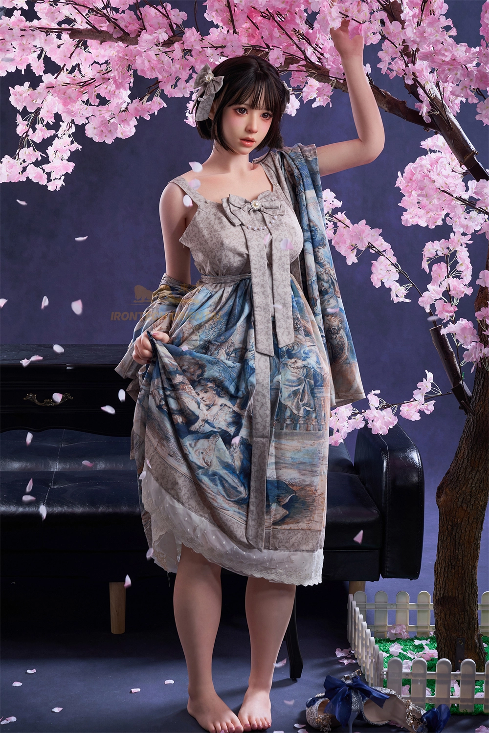 Irontech Oriental Series 153cm( 5ft) Silicone Sex Doll Lina, A3 ROS MAX Mouth, Silk Glow Skin