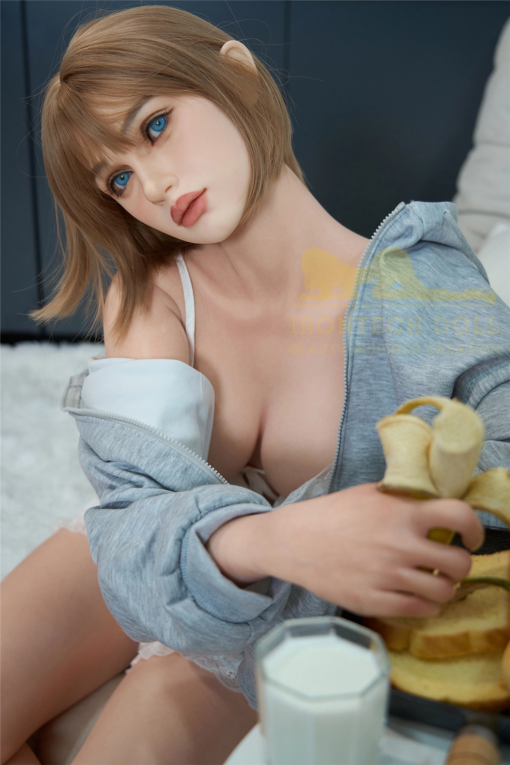 Irontech 166cm (5ft5) Silicone Sex Doll Head#S45