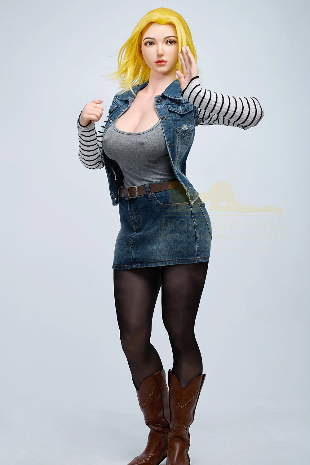 Irontech 159cm (5ft2) Silicone Sex Doll Joline, Head#S41
