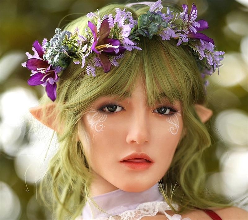 Irontech Elf Oral Silicone sex doll Head#LS48
