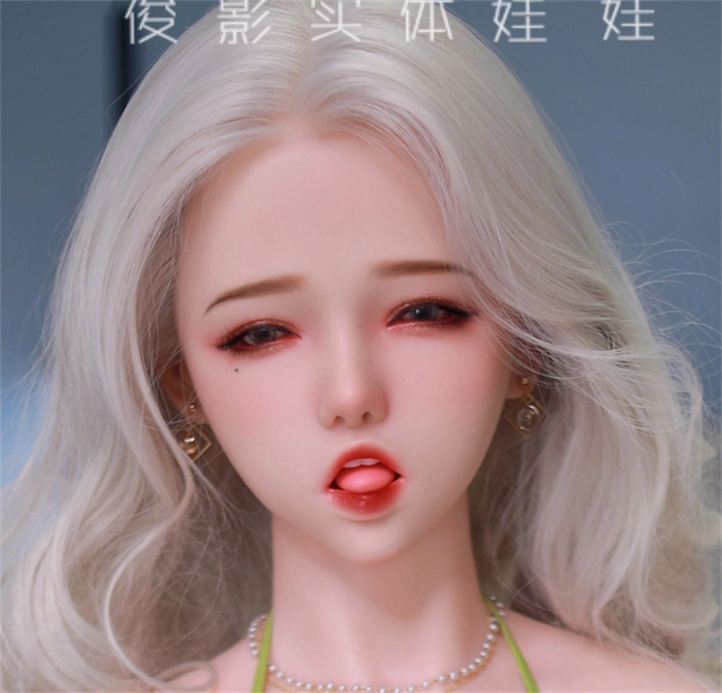 JYDOLL Real Silicone Oral Sex Doll Head