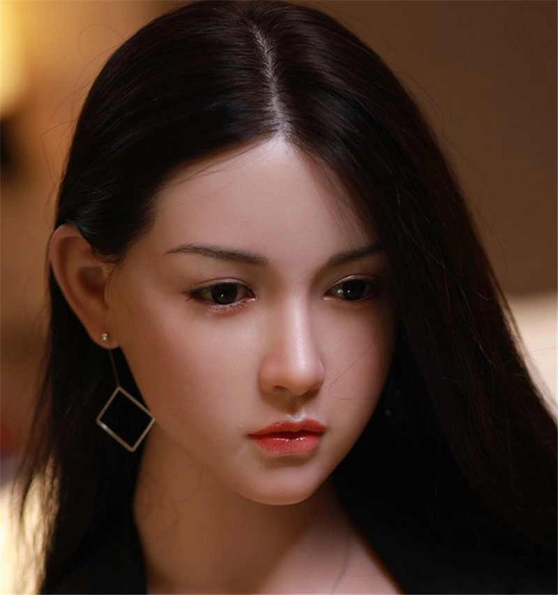 JYDOLL Real Silicone Oral Sex Doll Head