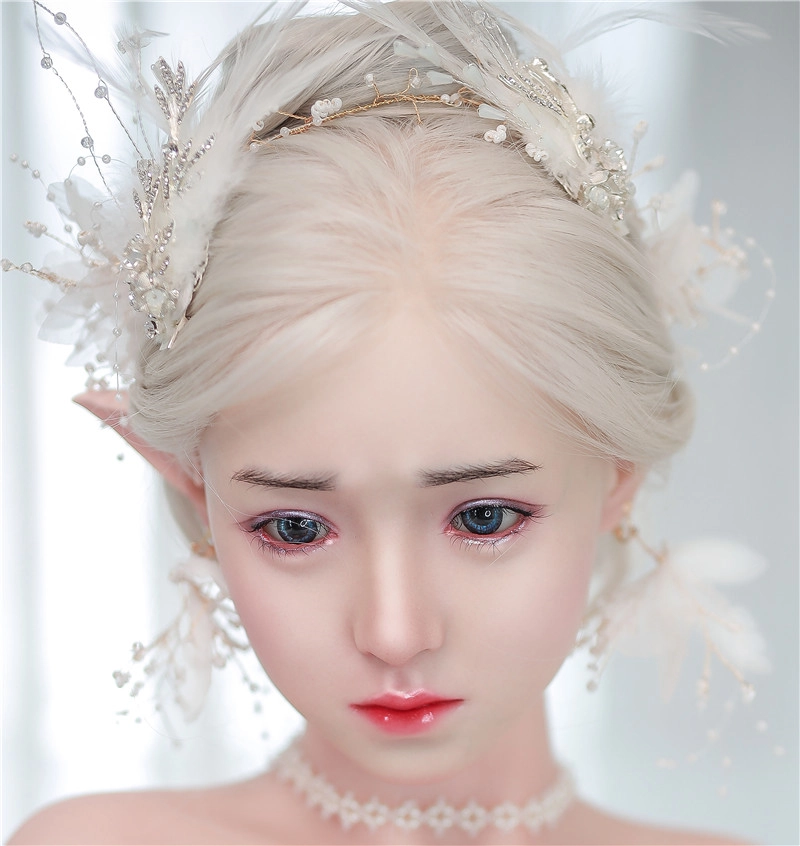 JYDOLL Real Silicone Sex Doll Head