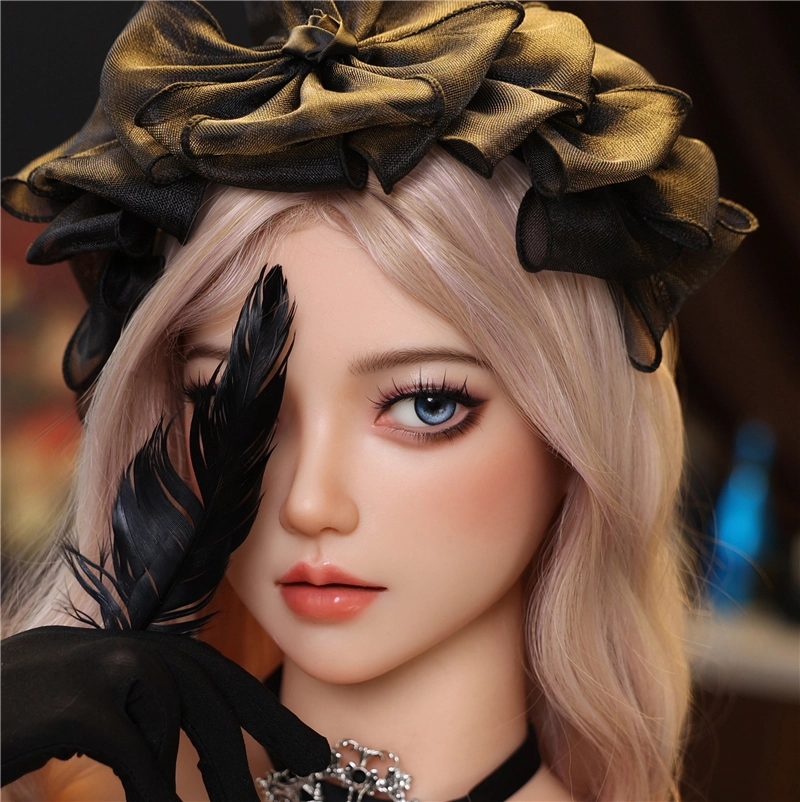 JY2.0 ROS Mouth Real Silicone Sex Doll Head Ruoxi