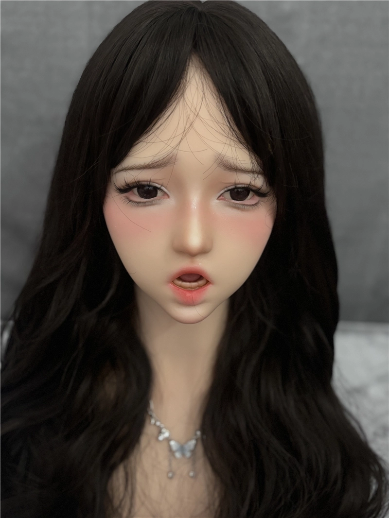 ROS Mouth Real Silicone Sex Doll Head LS02
