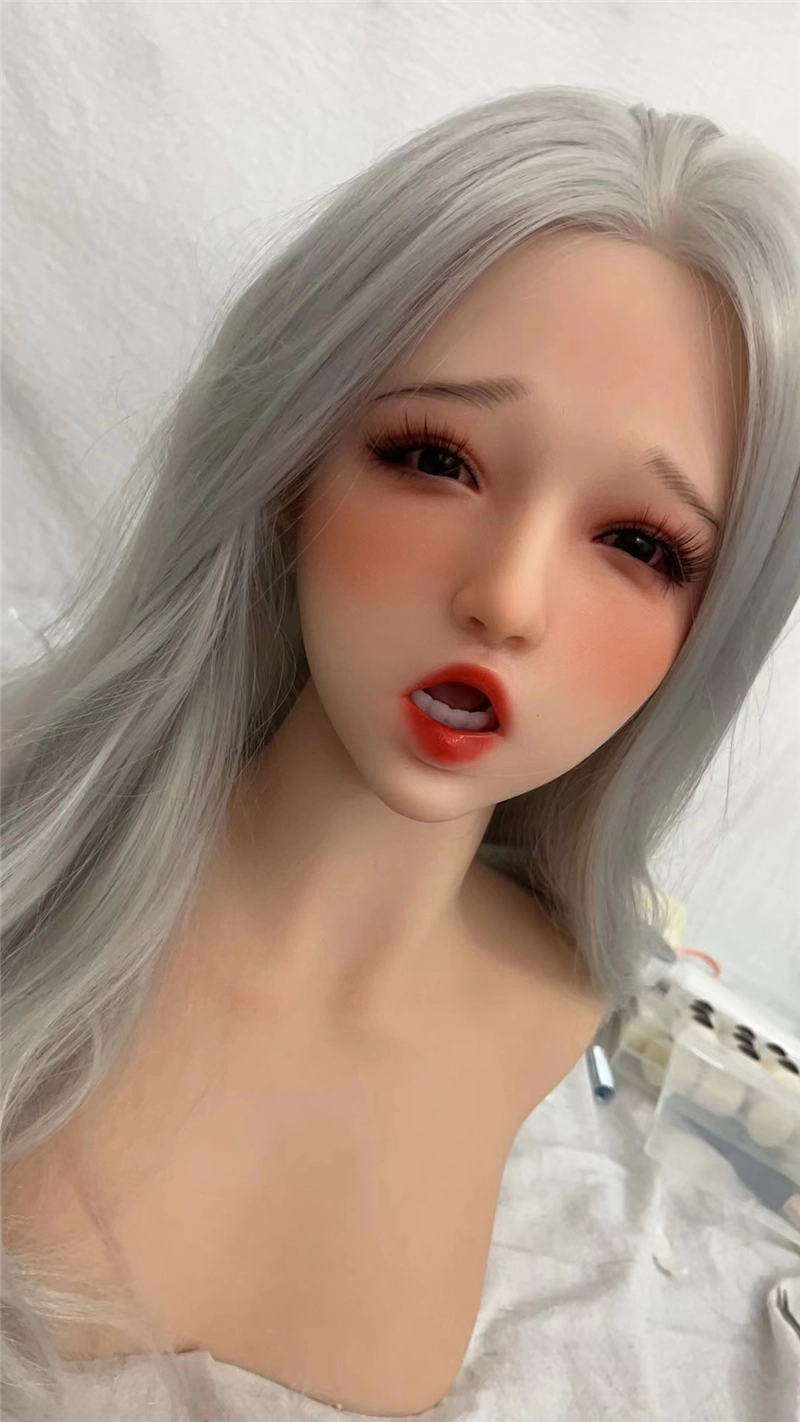 ROS Mouth Real Silicone Sex Doll Head LS02