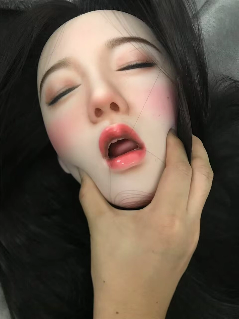 ROS Mouth Real Silicone Sex Doll Head LS21