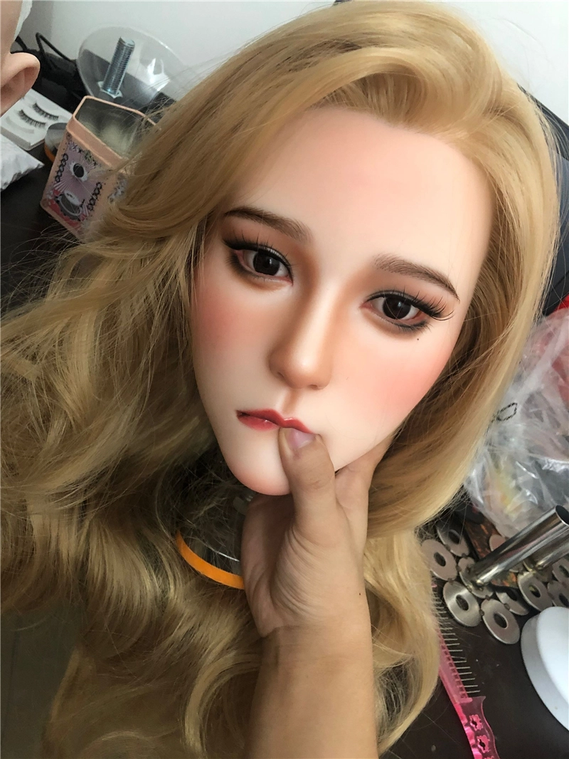 ROS Mouth Real Silicone Sex Doll Head LS28