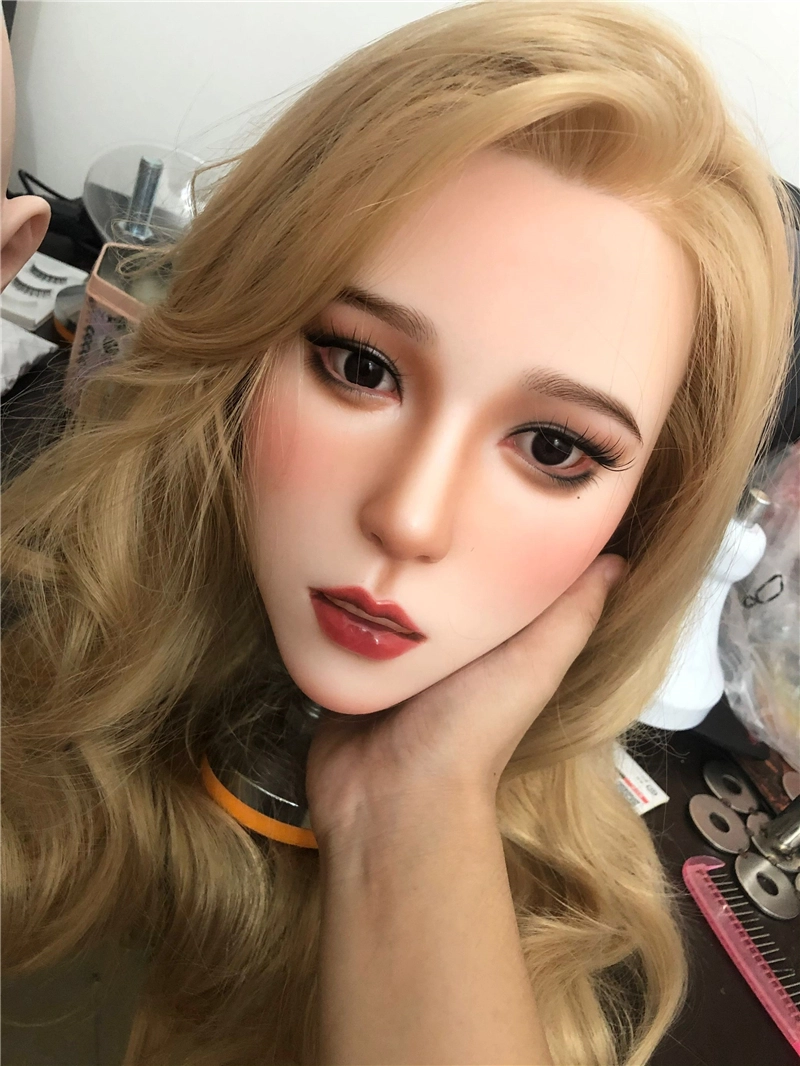 ROS Mouth Real Silicone Sex Doll Head LS28