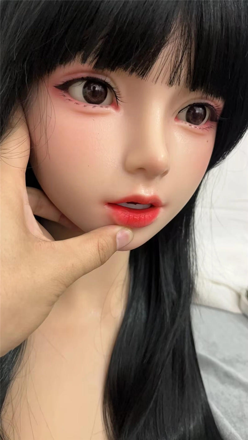 ROS Mouth Real Silicone Sex Doll Head LS35