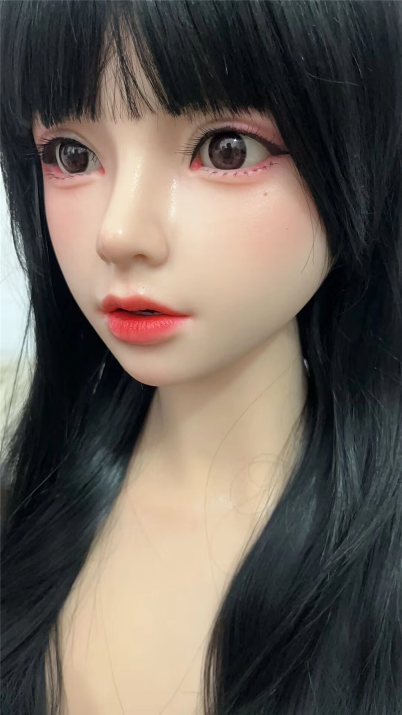 ROS Mouth Real Silicone Sex Doll Head LS35