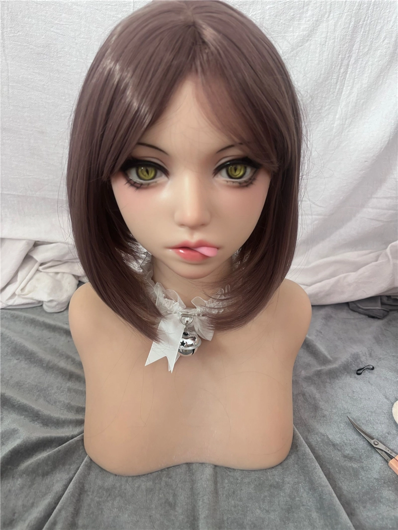 ROS Mouth Real Silicone Sex Doll Head LS52