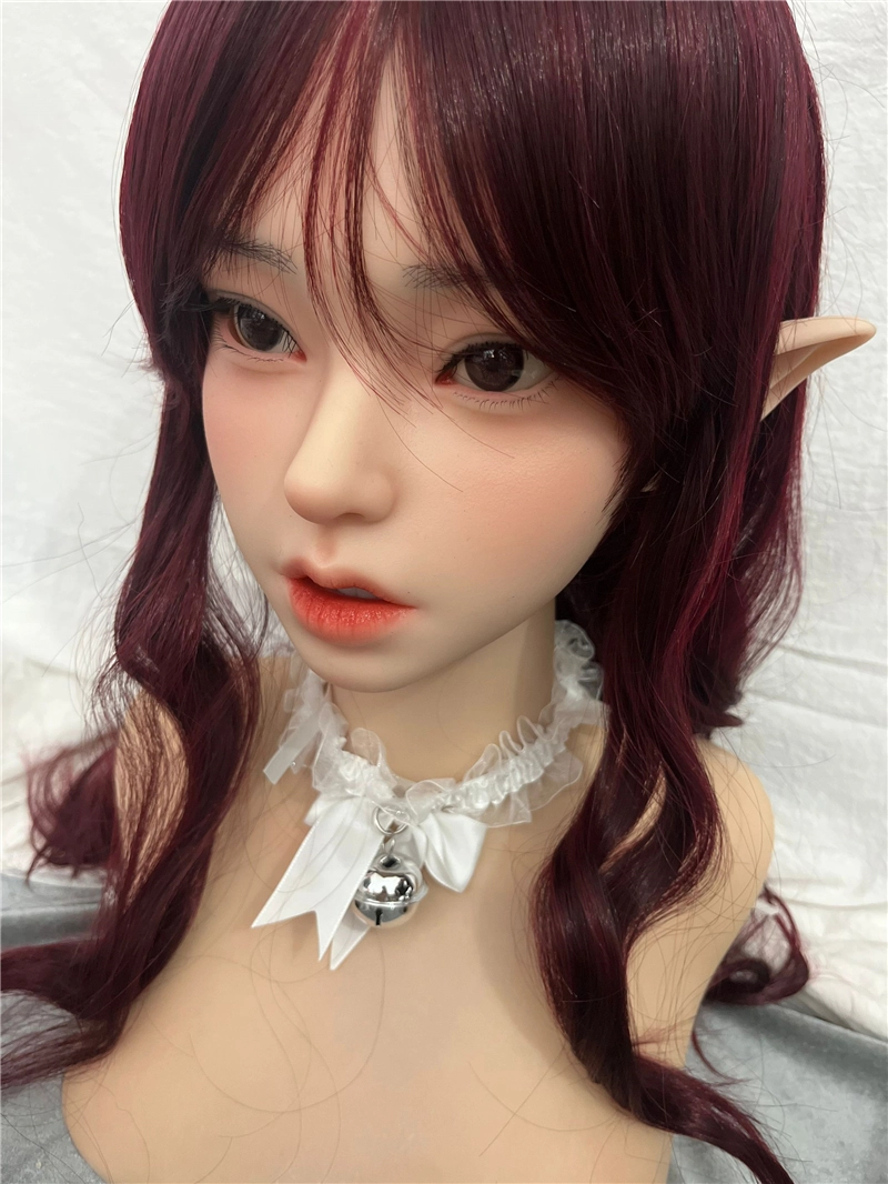 ROS Mouth Real Silicone Sex Doll Head LS54