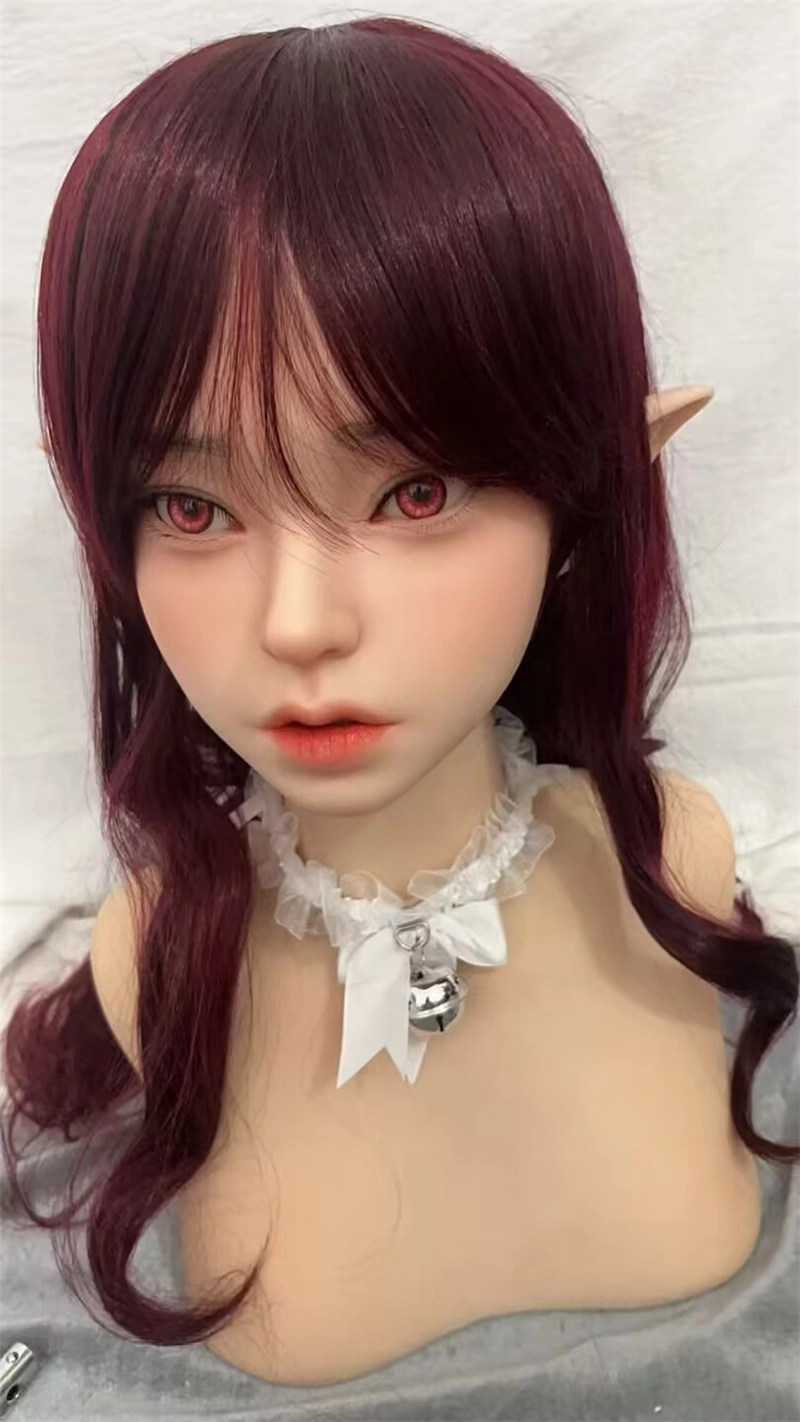 ROS Mouth Real Silicone Sex Doll Head LS54