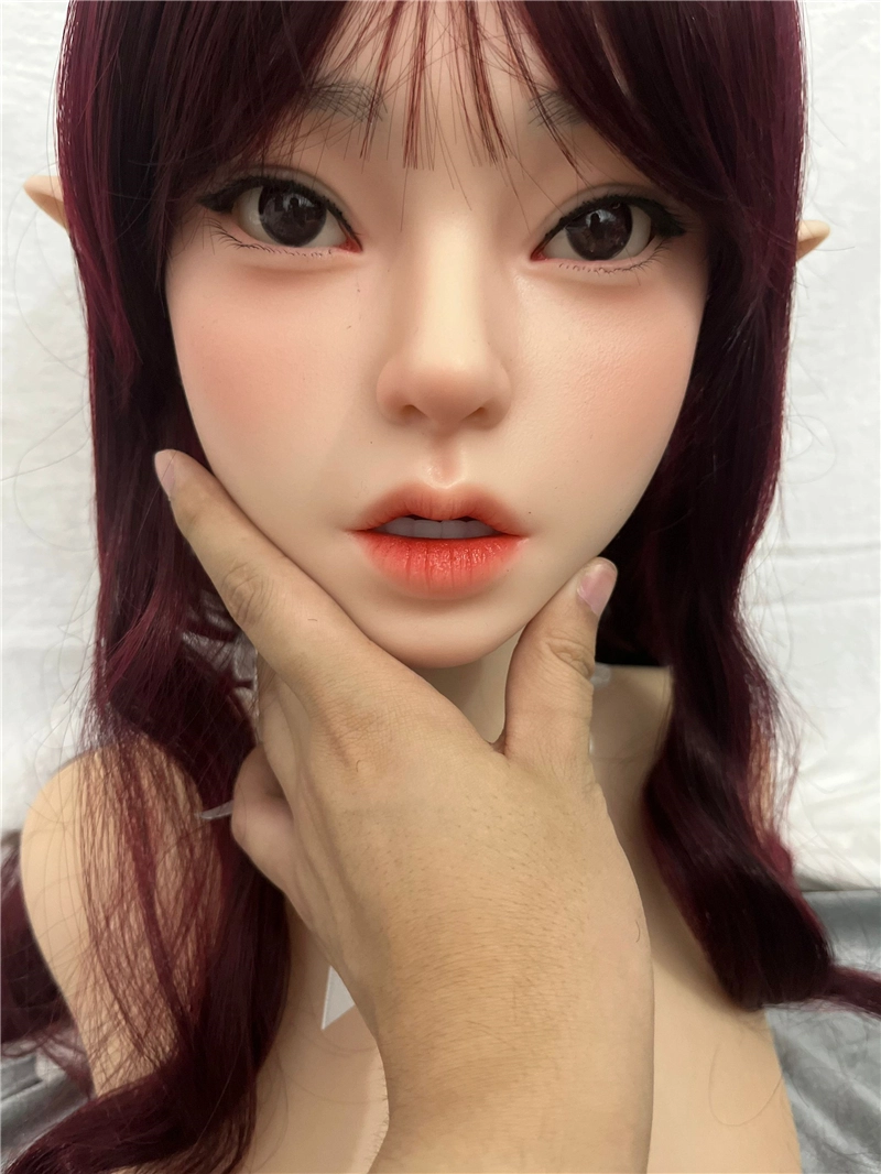 ROS Mouth Real Silicone Sex Doll Head LS54