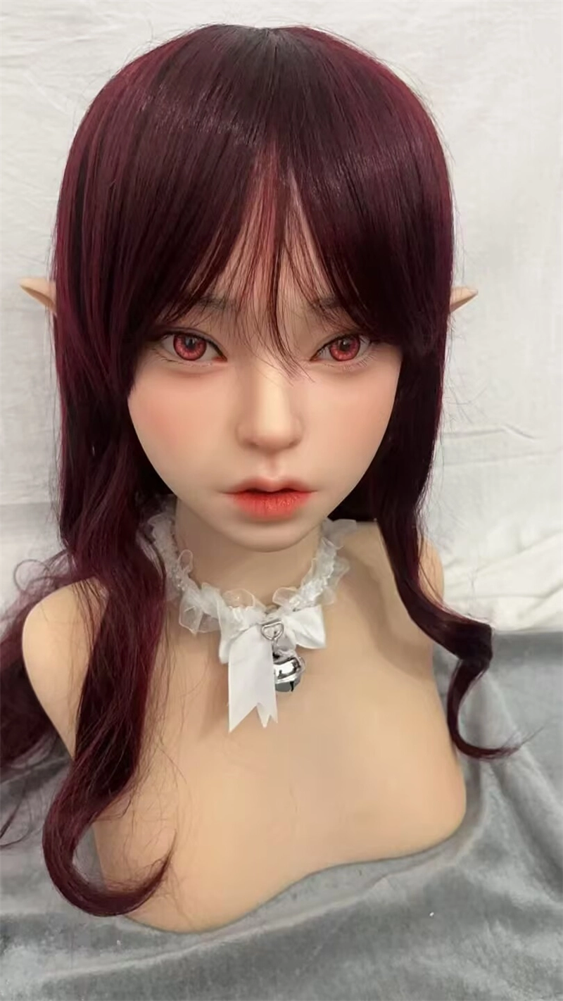 ROS Mouth Real Silicone Sex Doll Head LS54