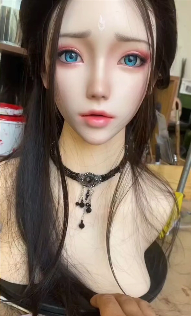 ROS Mouth Real Silicone Sex Doll Head LS53