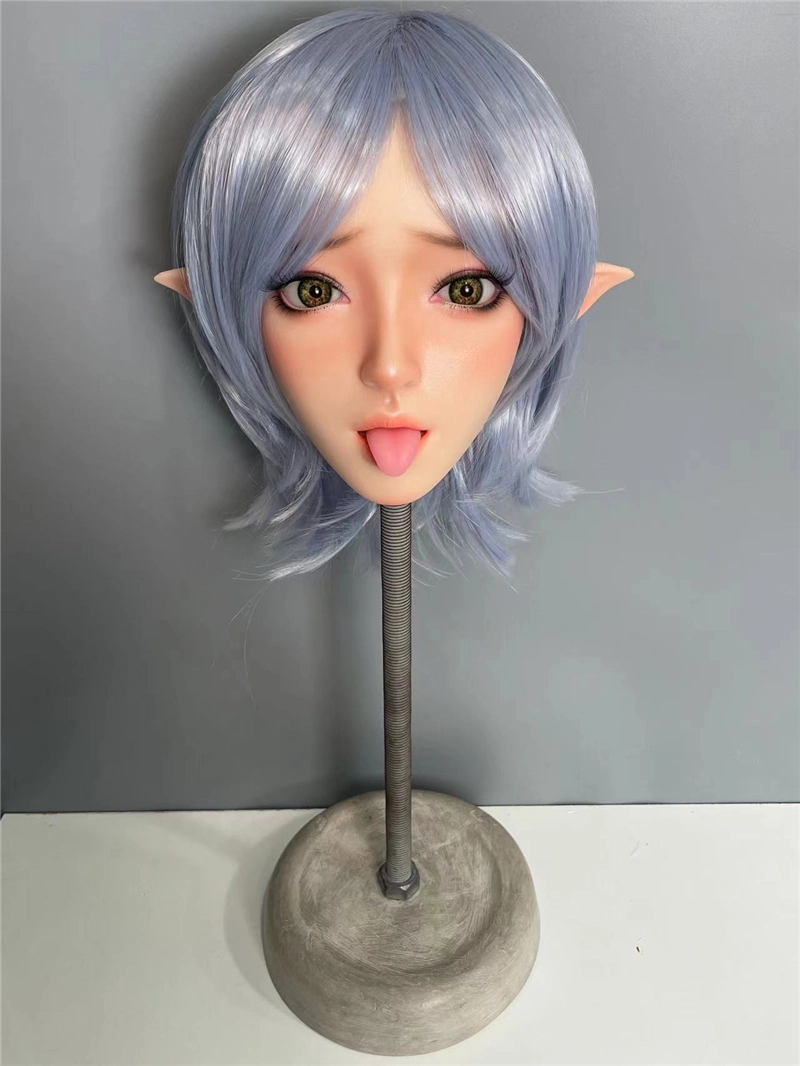 ROS Mouth Real Silicone Sex Doll Head LS58