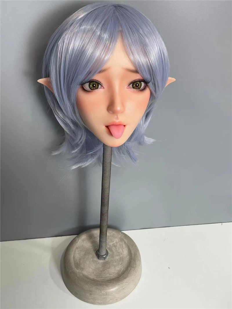 ROS Mouth Real Silicone Sex Doll Head LS58
