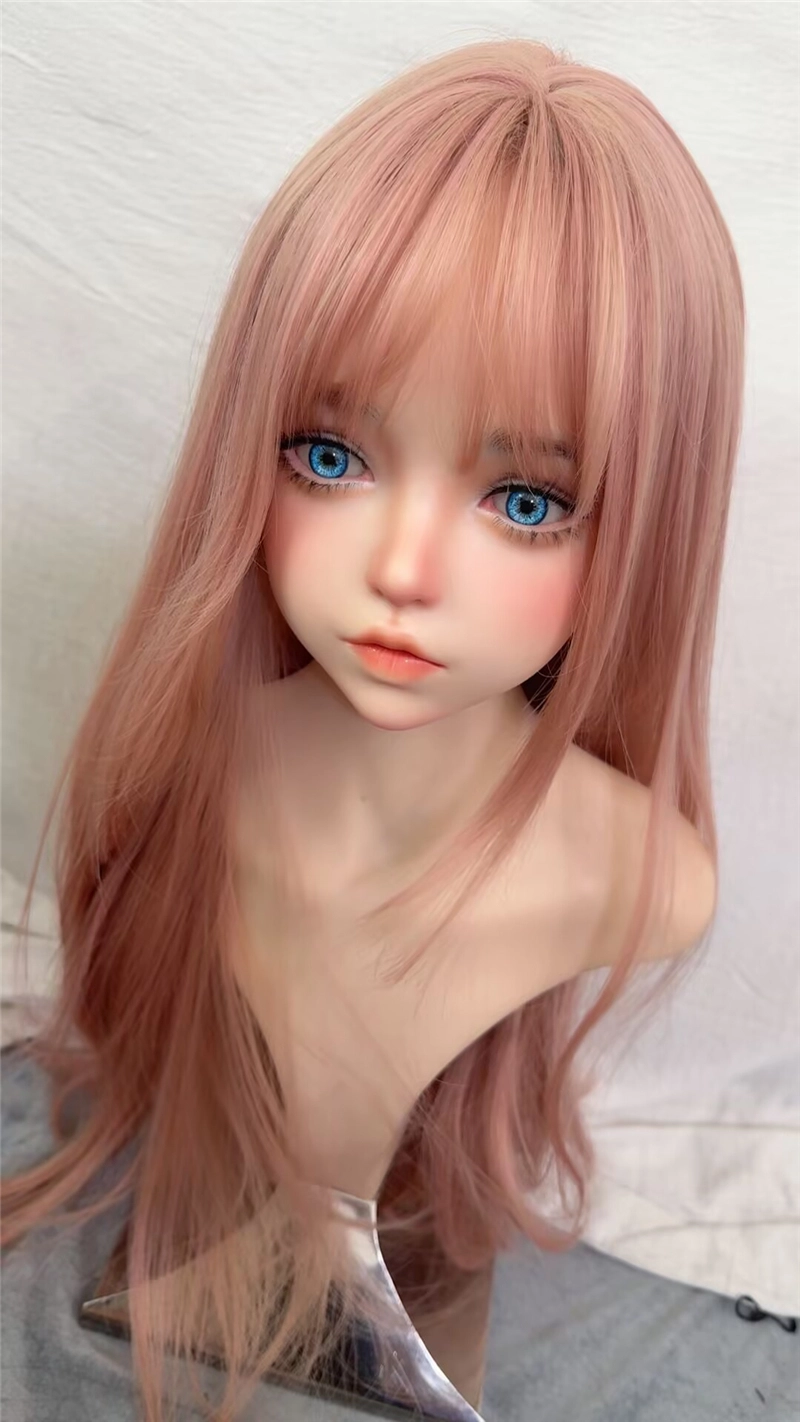 ROS Mouth Real Silicone Sex Doll Head LS64