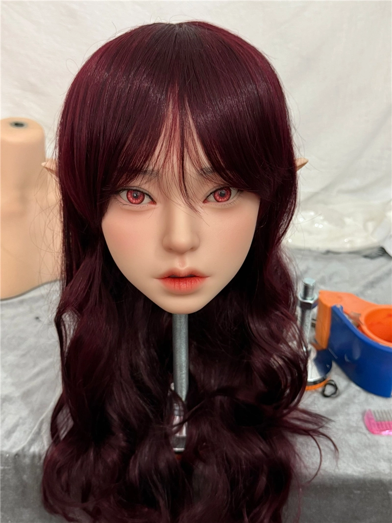 ROS Mouth Real Silicone Sex Doll Head LS73